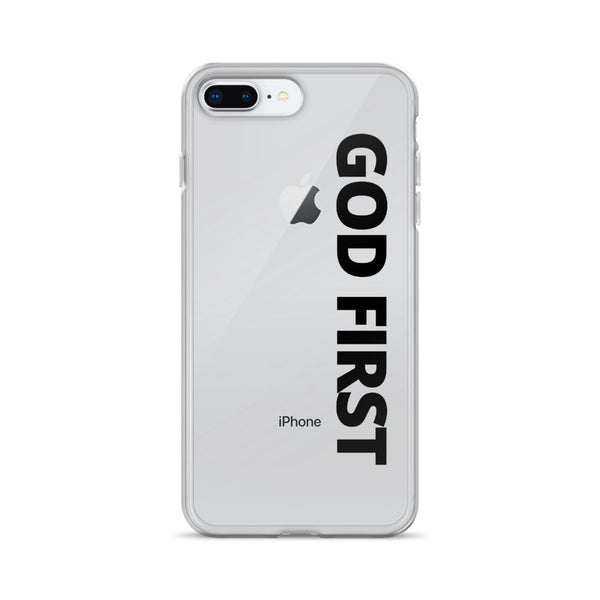 God First Black - حافظة هاتف آيفون