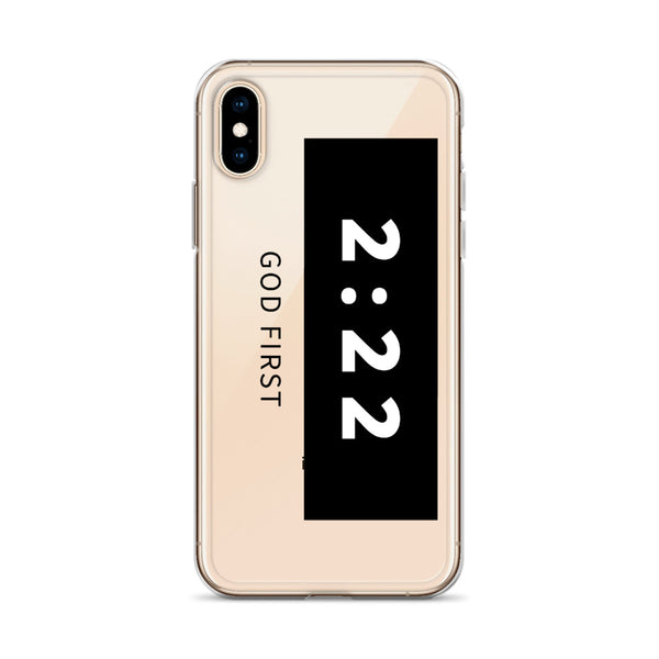 2:22 Black - Phone Case for iPhone